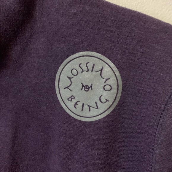 Cute cropped purple zip up sweater - Mossimo - XL - Picture 6 of 8